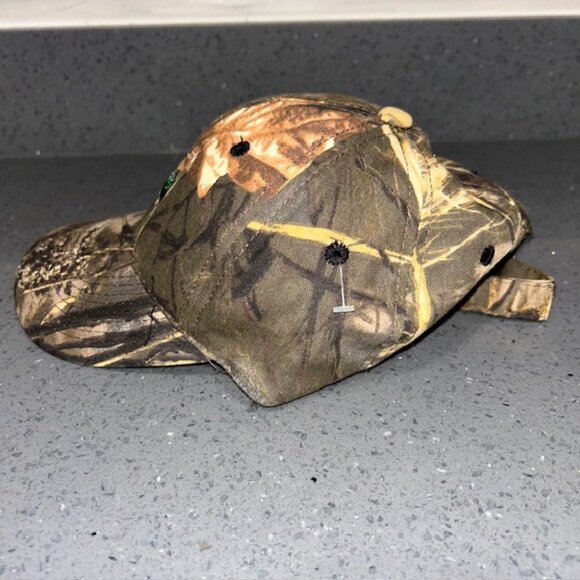 Flying D Ranch Realtree Strapback Hat Camouflage One Size Port Authority NWOT - Picture 4 of 7